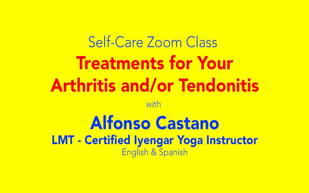 Treatments for Arthritis + Tendonitis w/ Alfonso Castano